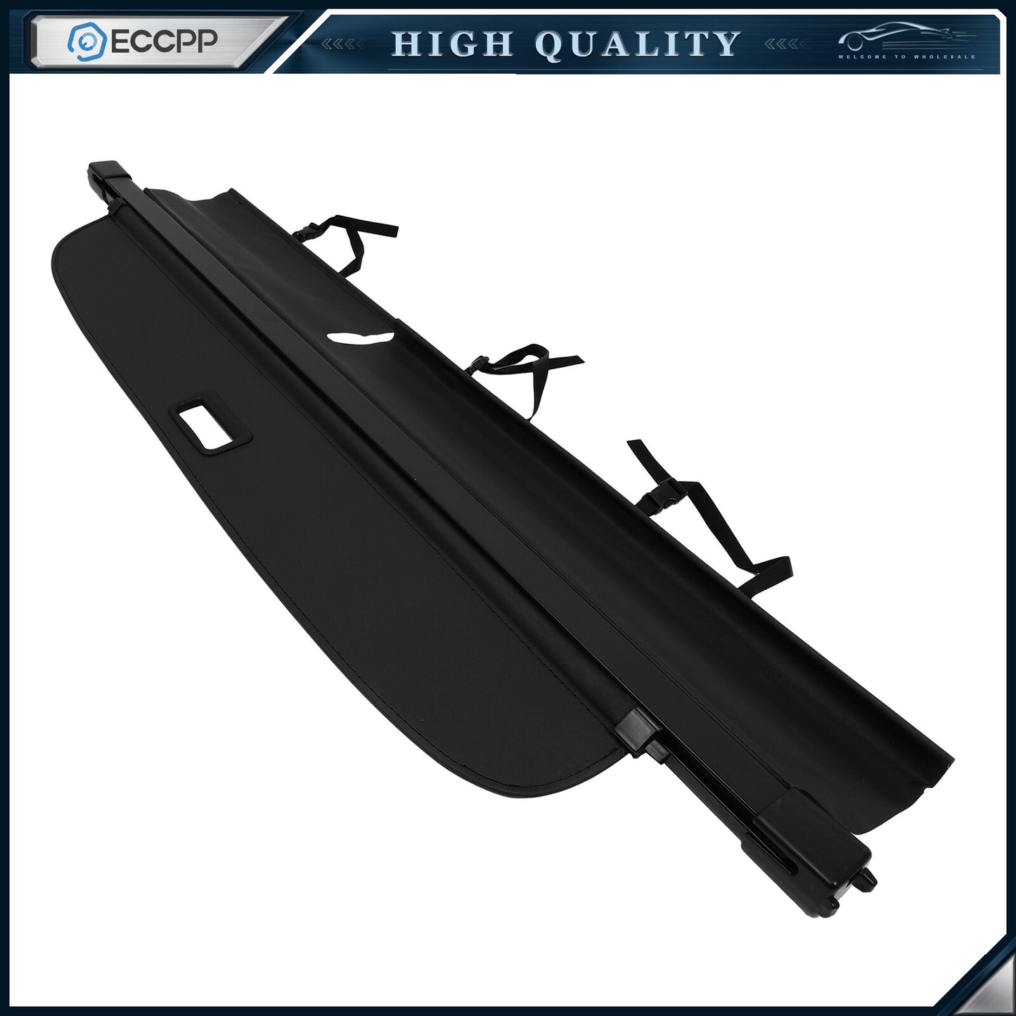 ECCPP Retractable Rear Cargo Cover Luggage Shade Shield For 2007-2015 Audi Q7