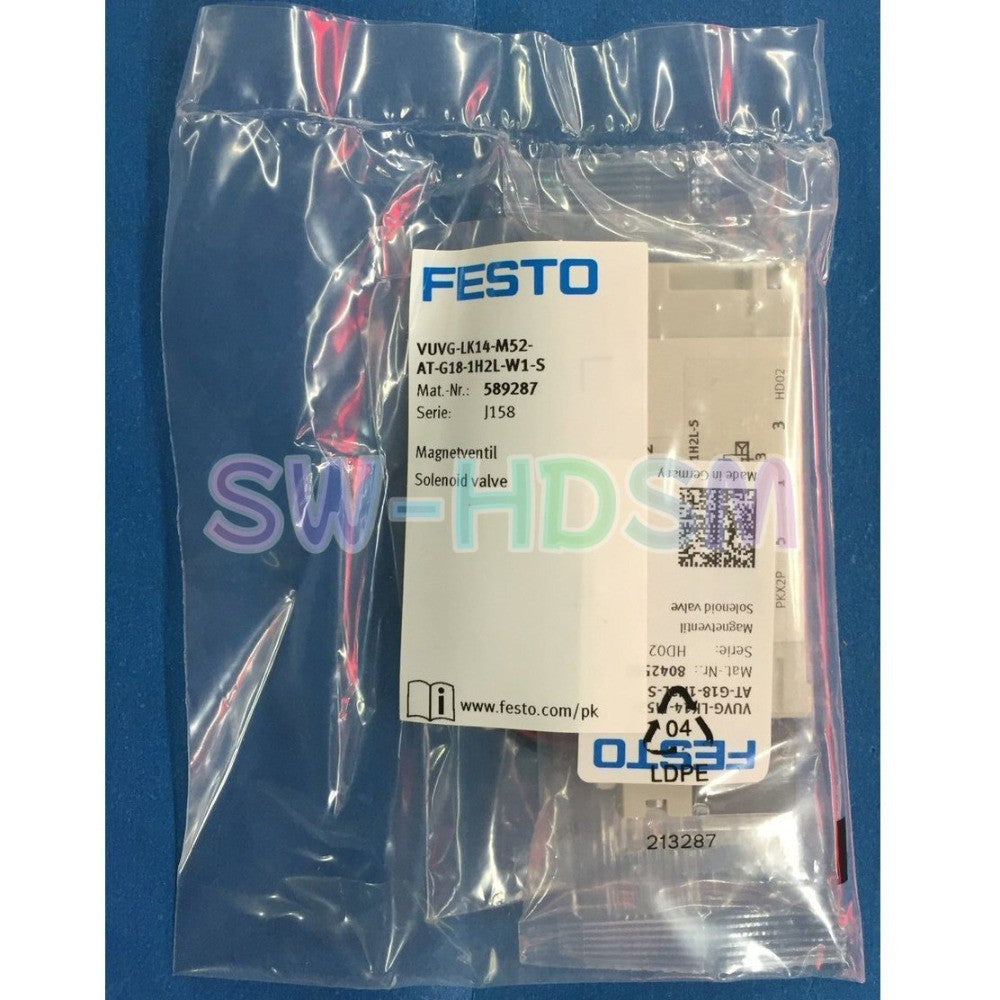 1PCS   Festo Solenoid Valve VUVG-LK14-M52-AT-G18-1H2L-W1-S Freight Free