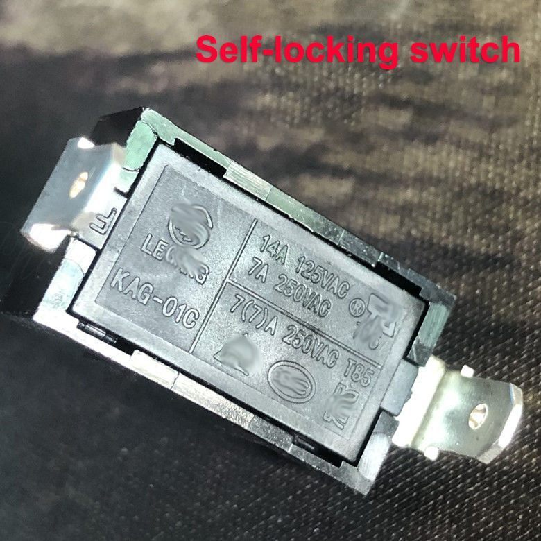Universal Self-Lock Self-Reset Power Key KAG-01C Switch For Vacuum Cleaner Fix
