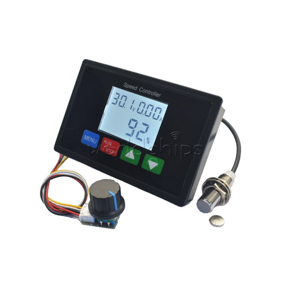30A DC10V-55V DC Motor Speed Governor Speed Meter Motor Current Monitoring