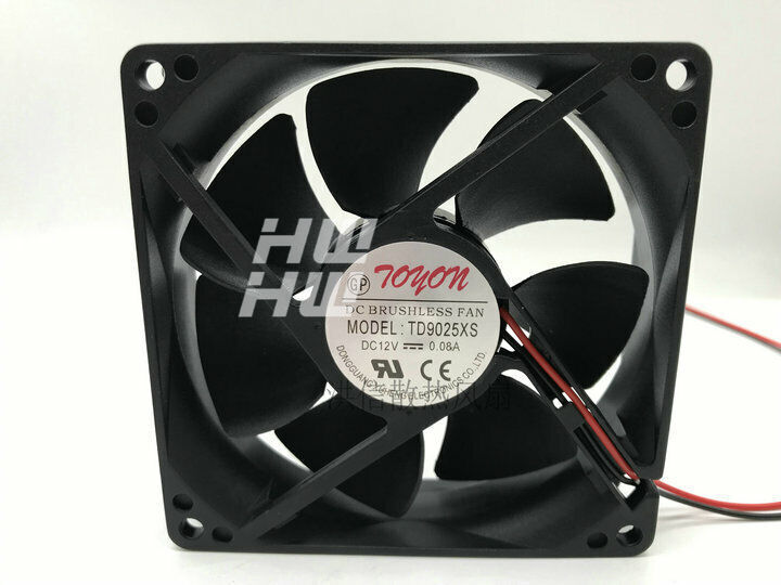 TONON TD9025XS DC12V 0.08A 9CM 92*92*25MM 2Pin Cooling Fan