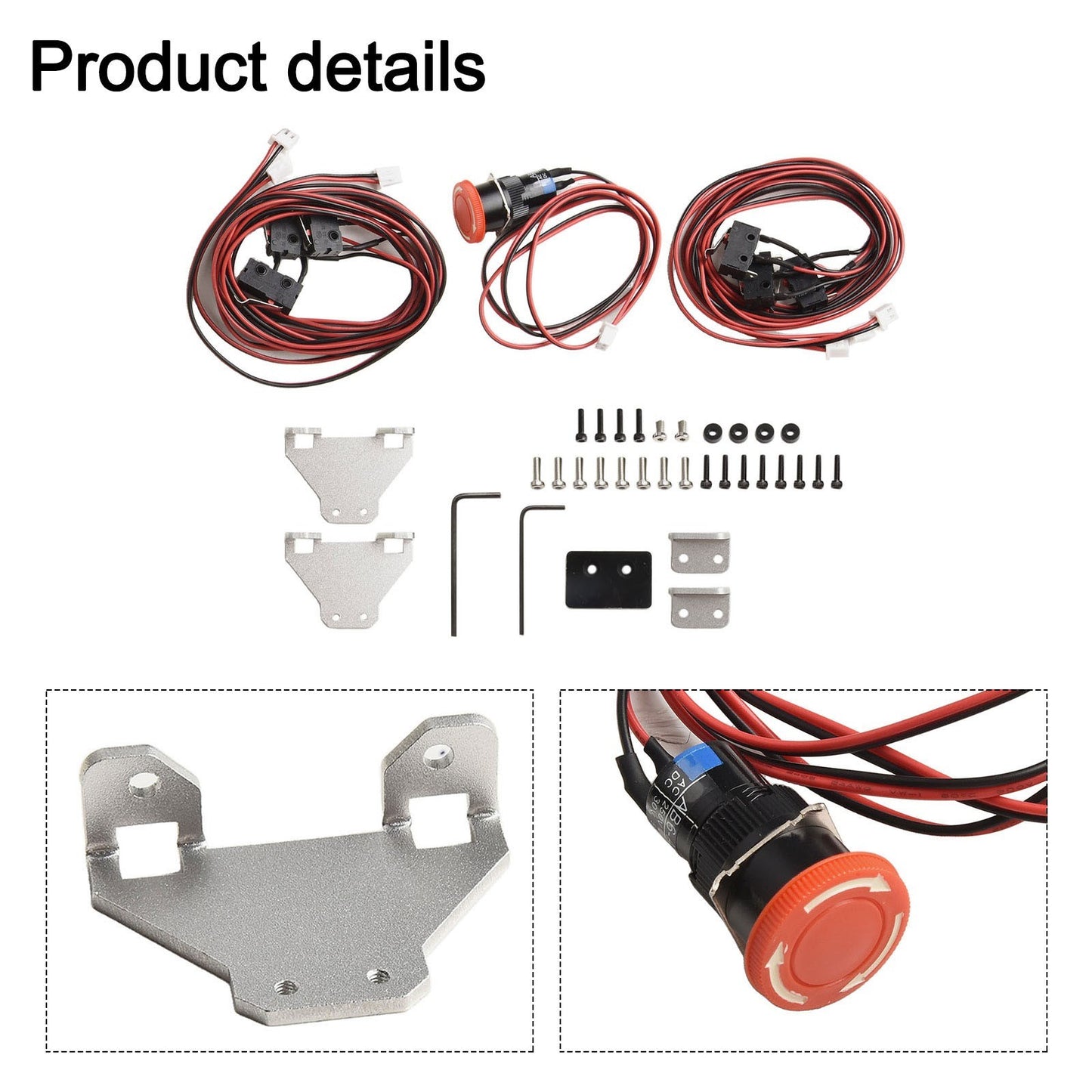 Precision Limit Switch and Stop Button for CNC Engravers For 3018 Series