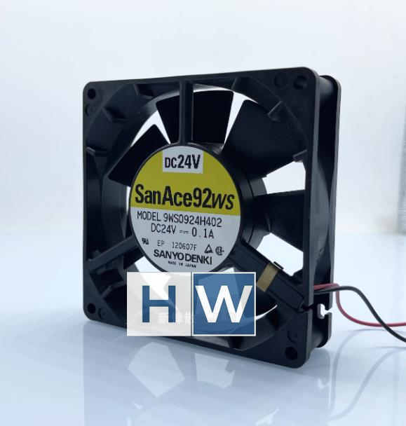 1PC SANYO 2-wire 9025 24V 0.1A 9WS0924H402 Cooling Fan