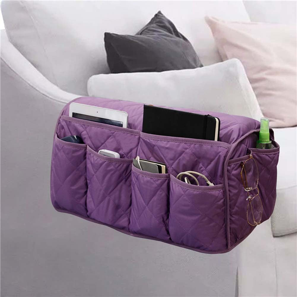 Portable Waterproof Armchair Caddy Sofa Armrest Organizer Non Slip Design