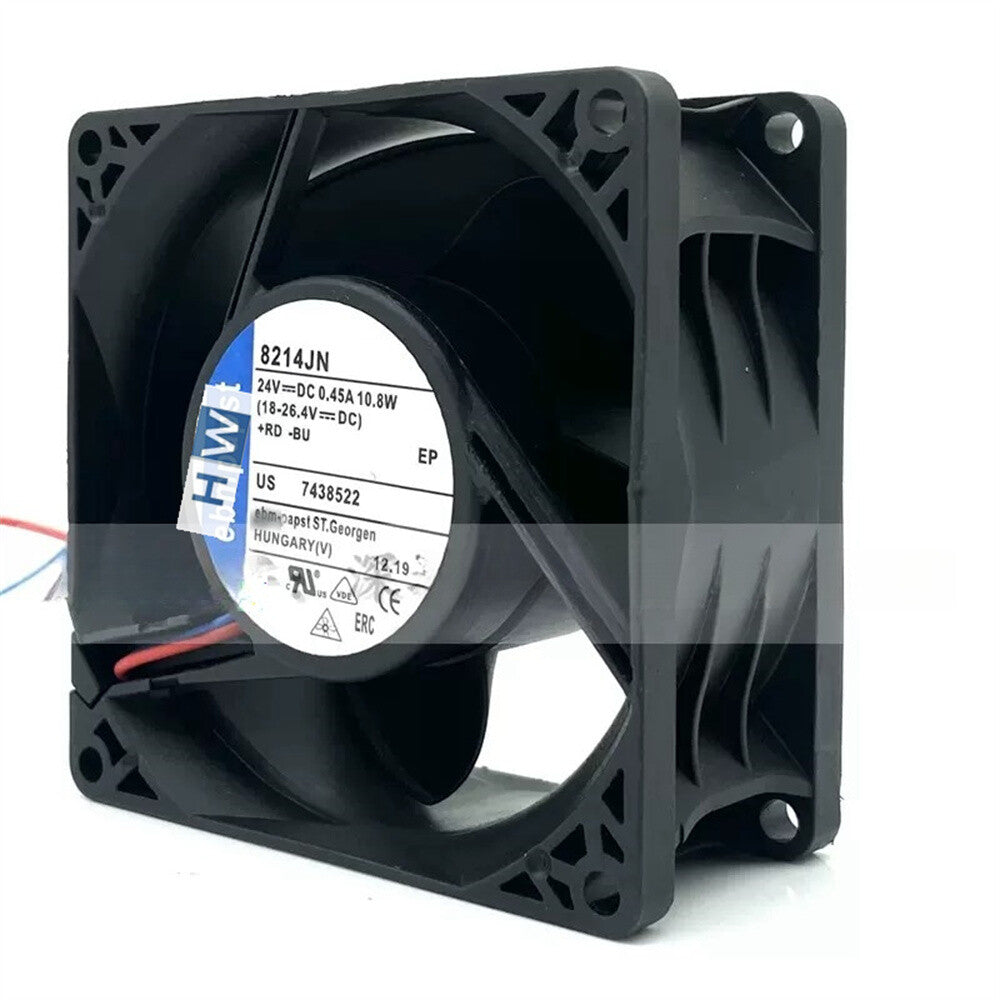 1/piece 8214JN 24V 0.45A 10.8W 8038 8CM  Equipment Axial Flow Cooling Fan