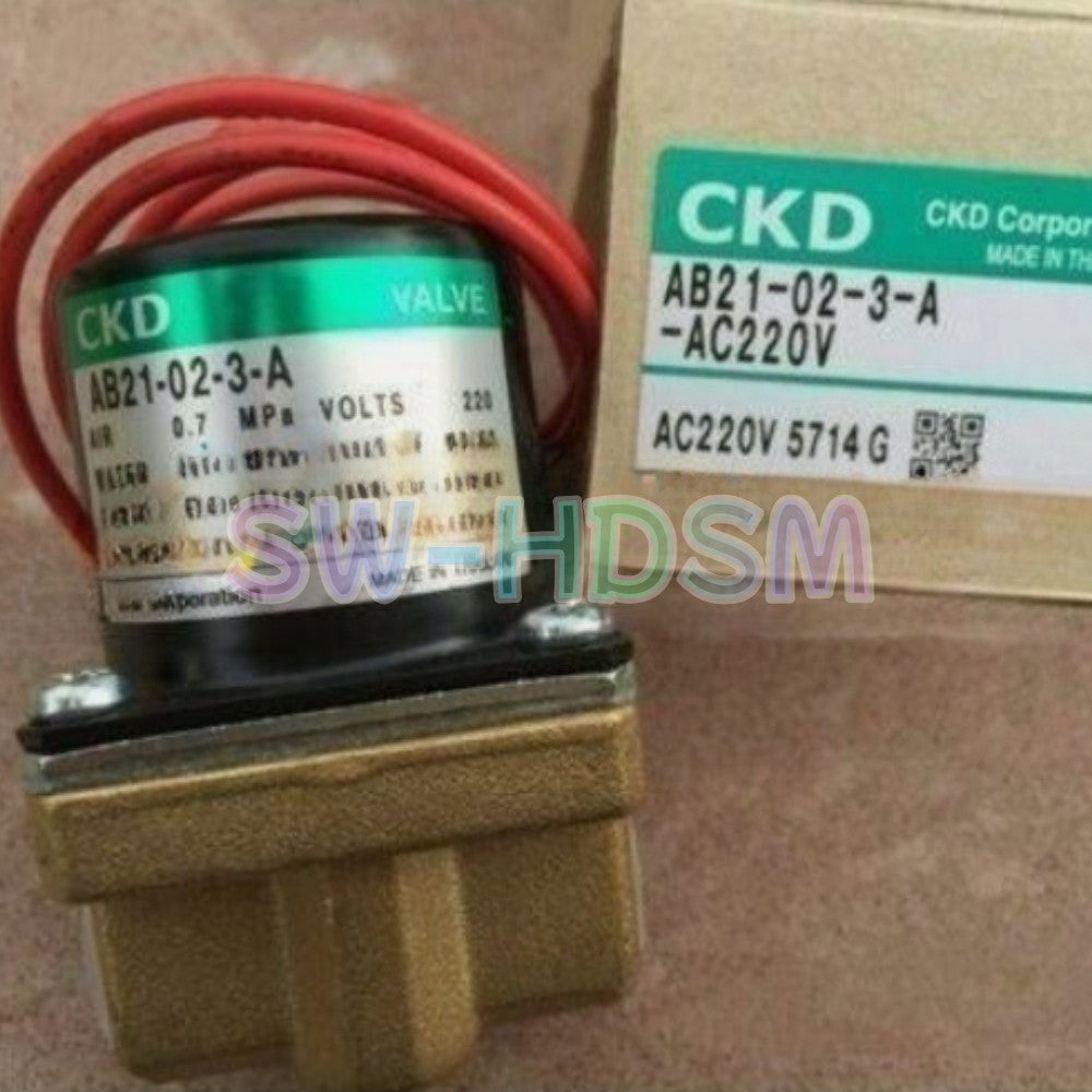 1PCS  for CKD Solenoid Valve AB21-02-3-A-AC220V Freight Free