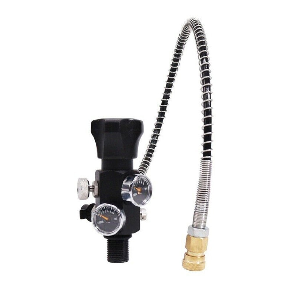 Pumps Adapter 1 PC 6 Mm 6000psi 7/8 - 14 UNF Charging Valve Dual Gauge
