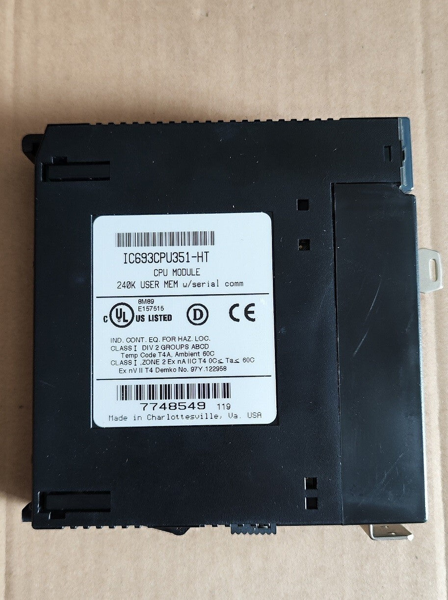 GE Fanuc IC693CPU351-HT CPU Module USER MEM w/Serial comm "" free shipping