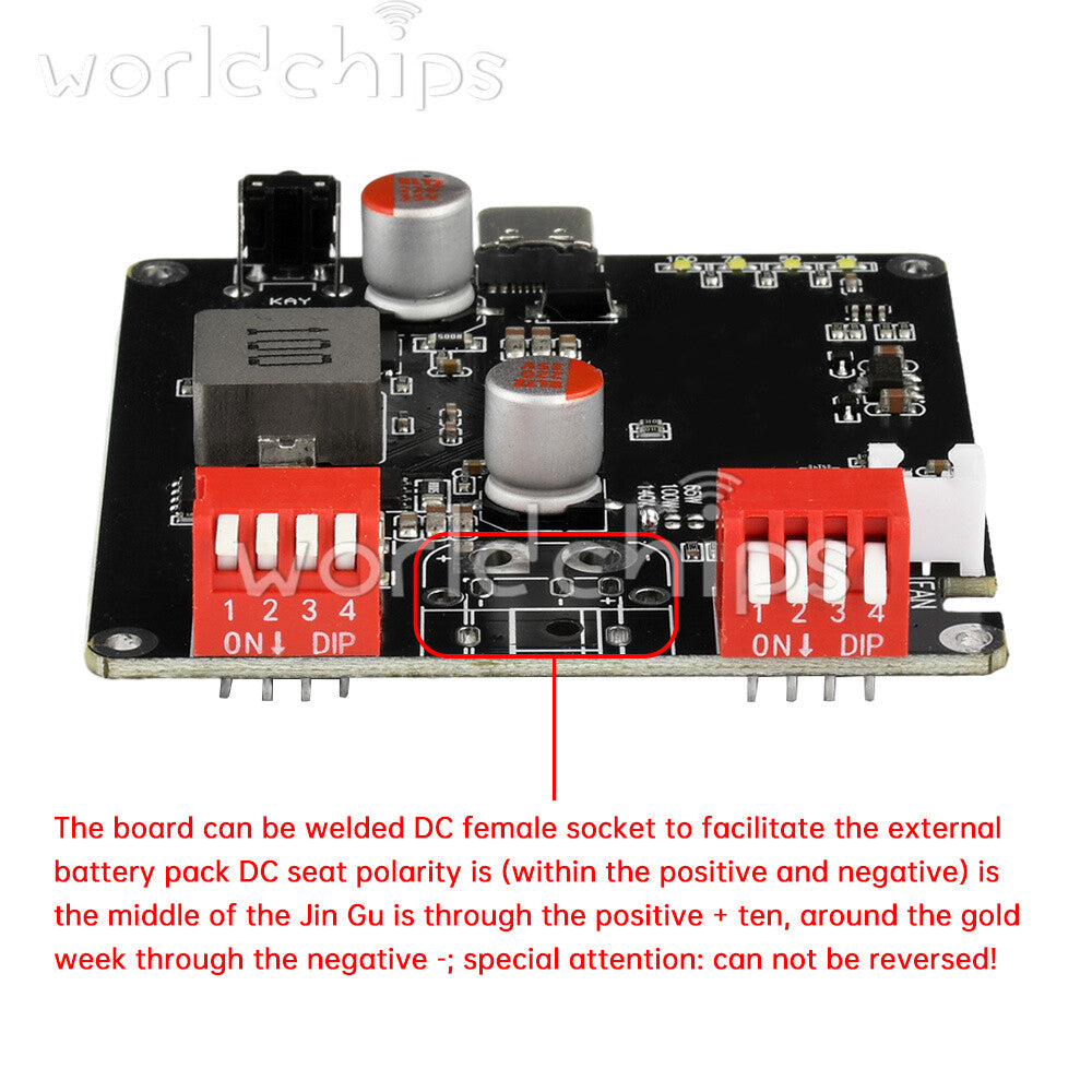 140W Bidirectional Fast Charger Module 2S-6S Li-ion Battery Charging Board