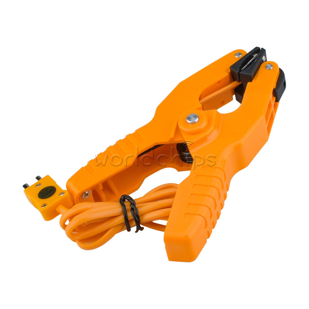 HT-05 Temperature Test Clamp Lead Clip K-Type Probe Thermocouple Pipe Clamp US