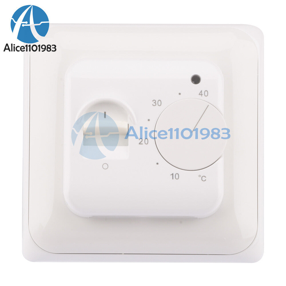 230V 16A Room Floor Heating Thermostat Temperature Control Switch W/NTC Sensor