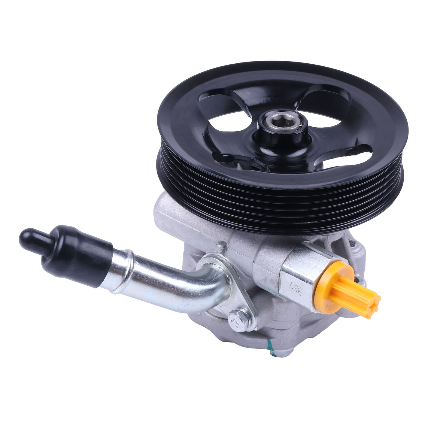 Power Steering Pump W/ Pulley For 12-17 Jeep Wrangler 3.6L V6 GAS DOHC 20-1039