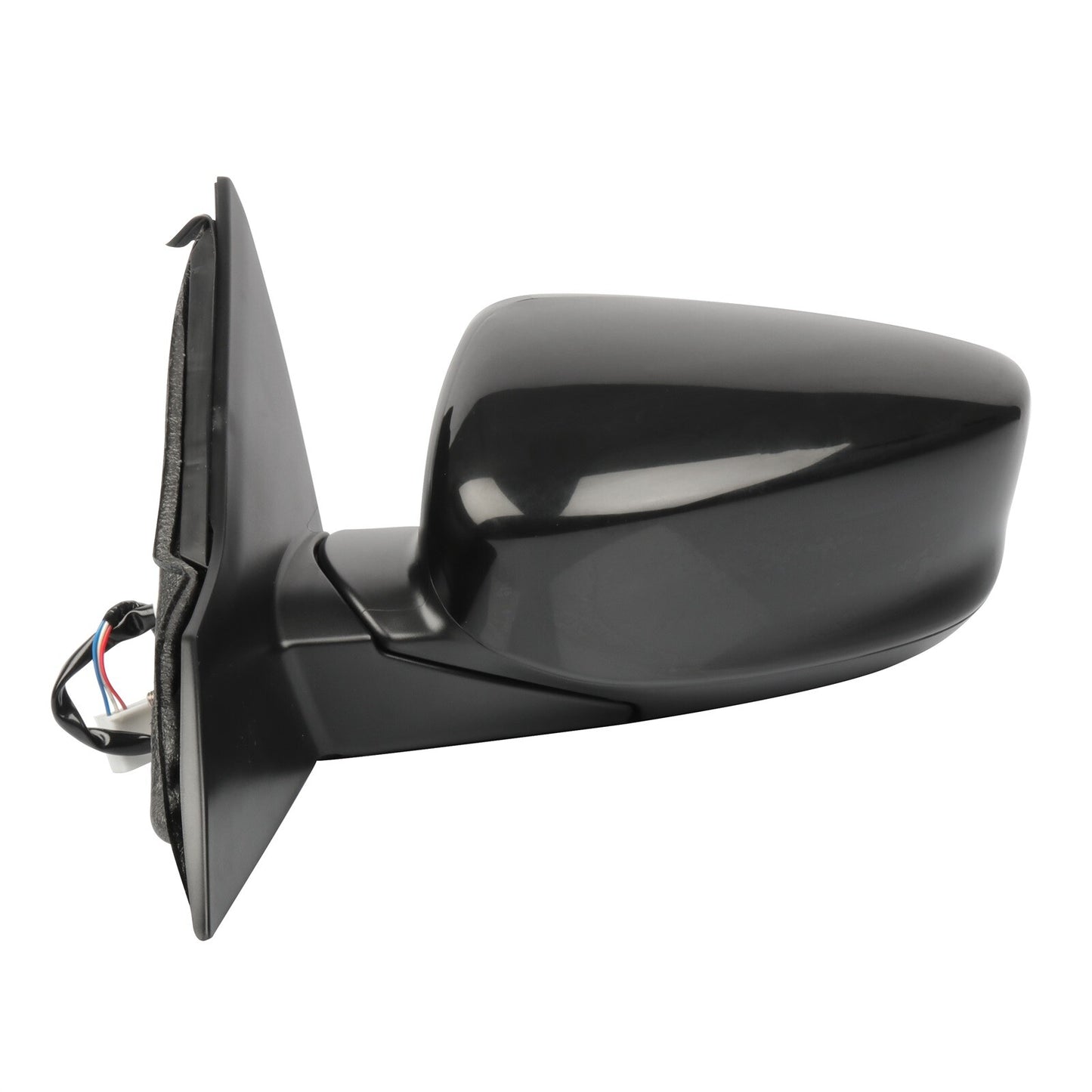 Power Mirror Convex For 2013-2017 HONDA ACCORD Driver Side Black Foldaway
