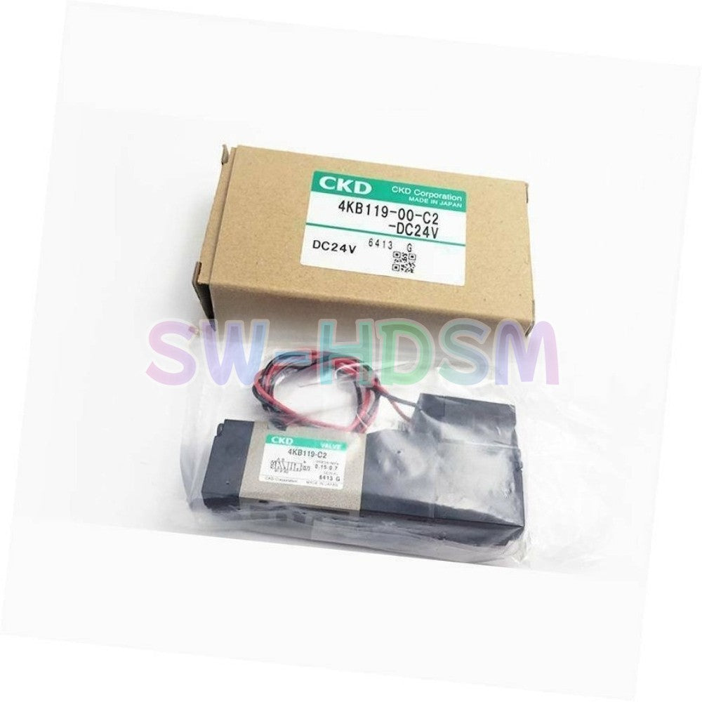 1PCS  for CKD 4KB119-00-C2-DC24V Solenoid Valve Freight Free