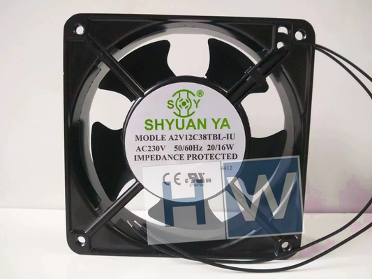 1PC SHYUAN YA A2V12C38TBL-IU AC230V 20/16W 12038 12CM Cabinet Axial Flow Fan