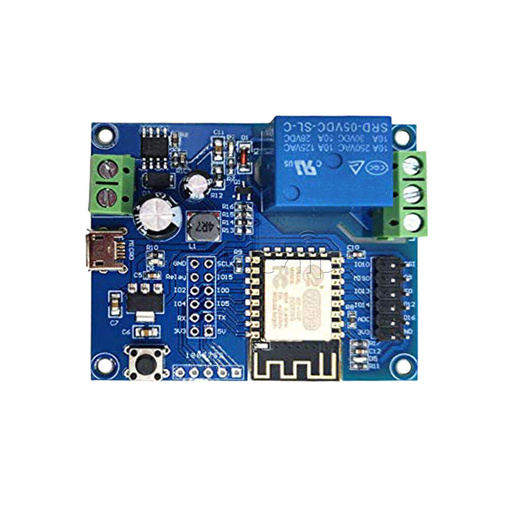 20PCS DC5-80V Power Supply ESP8266 WIFI Relay Module ESP-12F Development Board