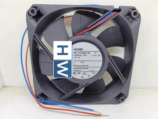 1PC 2-wire 4414FNH 12025 24V 12W Inverter Cooling Fan
