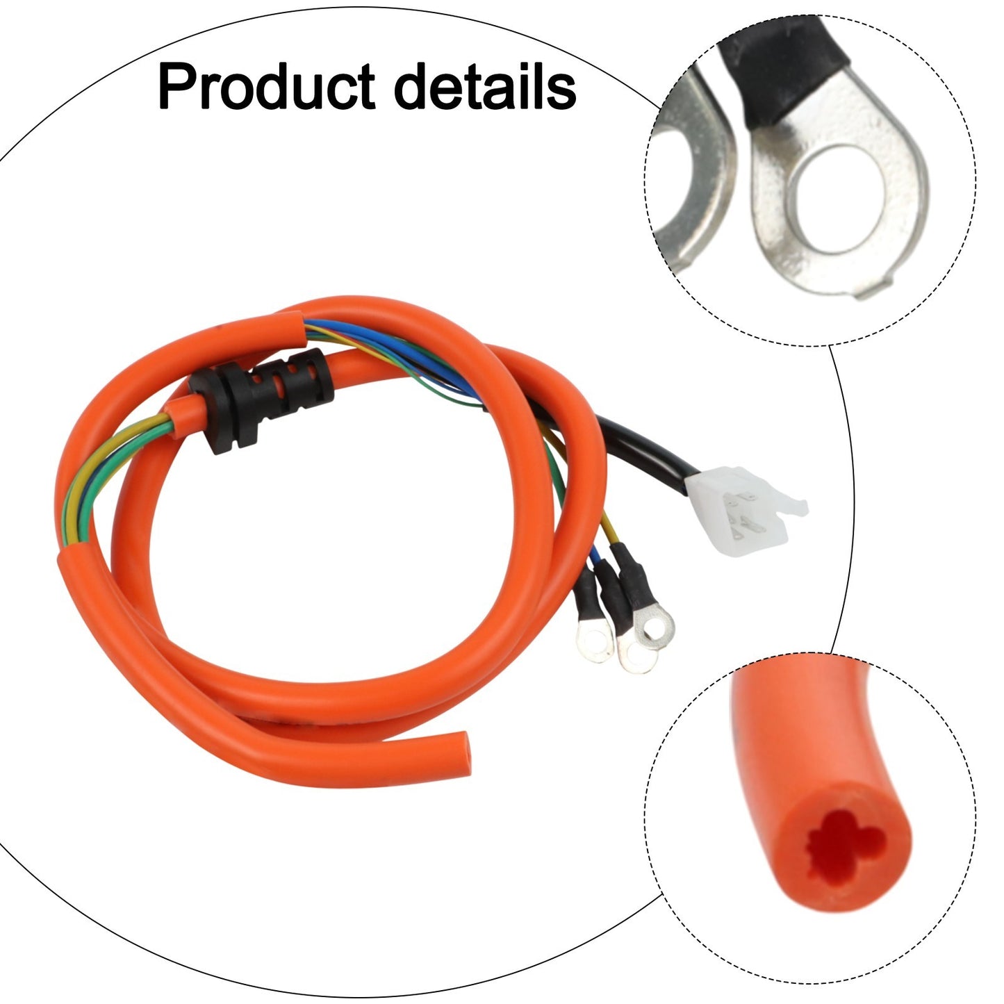 Resistant to High Temperatures Ebike Motor Cable for Harsh Environment Use