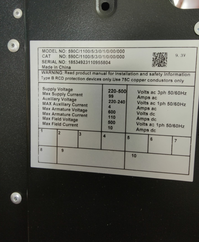 1PC   FOR EUROTHERM 590C 110A 590C/1100/5/3/0/1/0/00/000