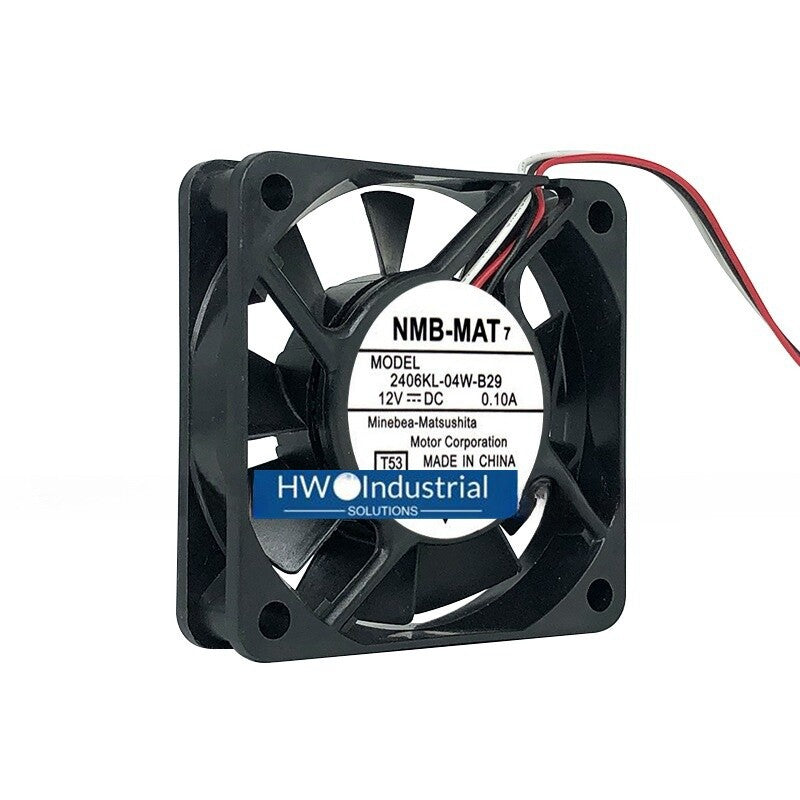 NMB-MAT 3-wire 2406KL-04W-B29 6015 12V 0.10A Equipment Cooling Fan