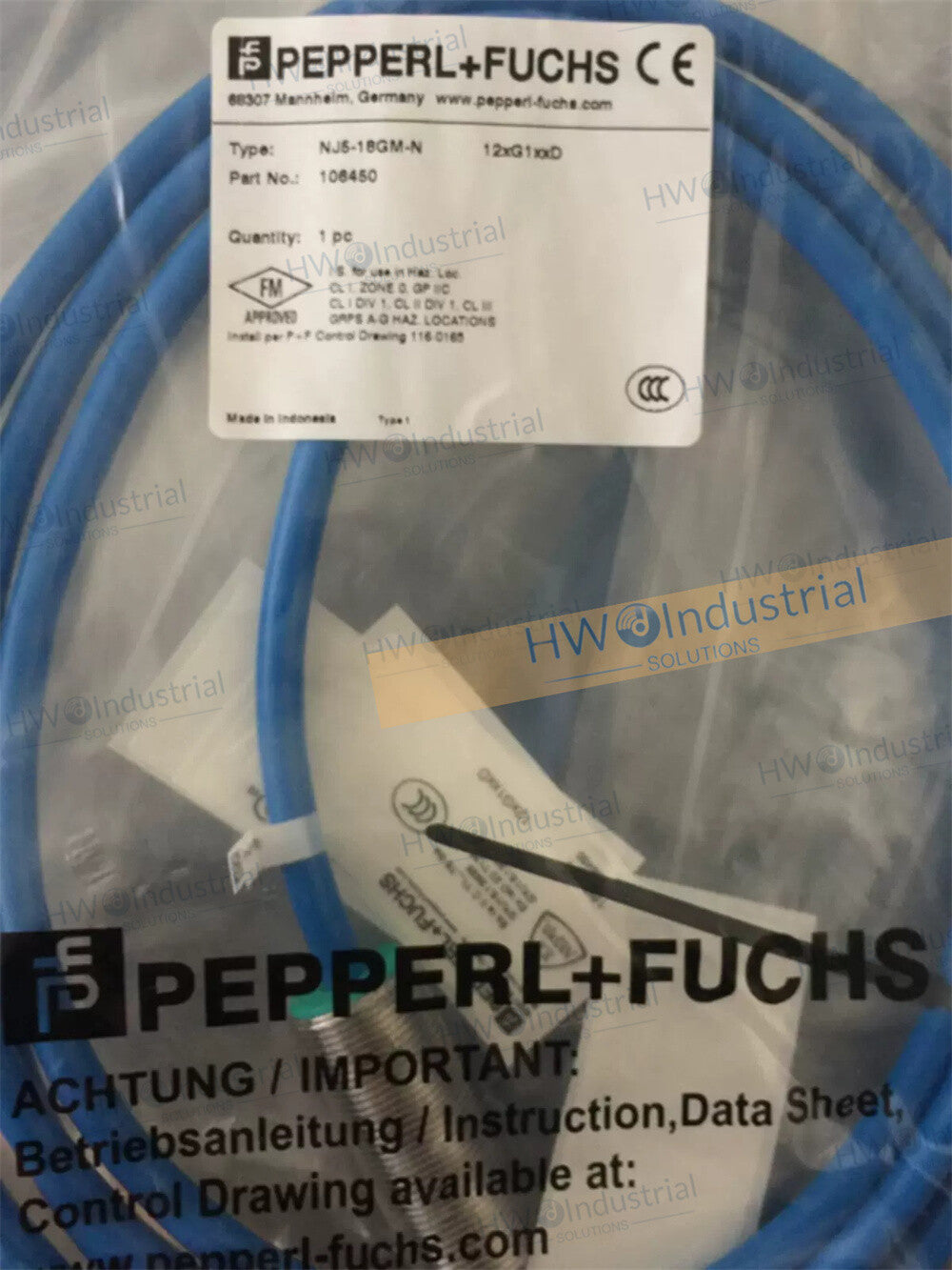 1/Piece  NJ5-18GM-N  P+ F Inductive Proximity Switch Sensor