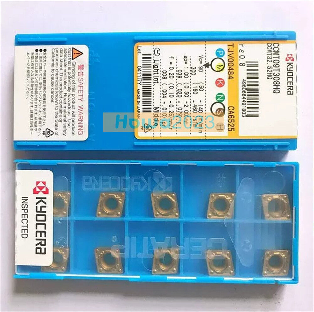 10Pcs/box Kyocera CCMT09T308-HQ CCMT09T308HQ CA6525 CCMT32.52HQ Inserts Blade
