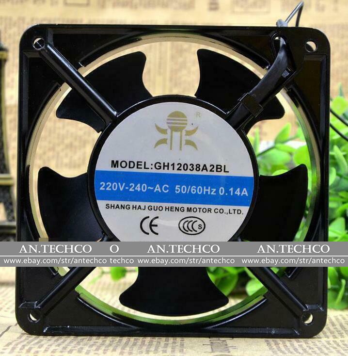 GH GH12038A2BL 220V 0.14A 12CM Silent fan