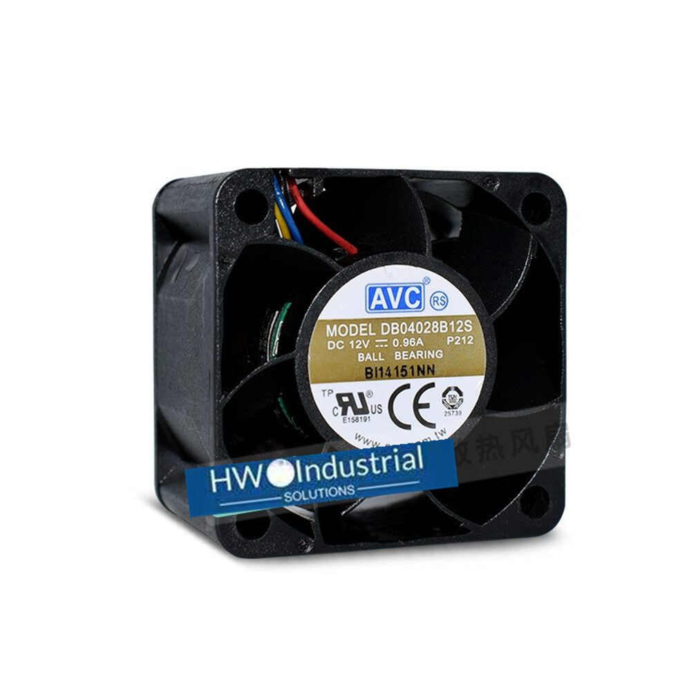 1/piece AVC DB04028B12S 4-wire DC12V 0.96A 4028 4CM Server PWM Cooling Fan