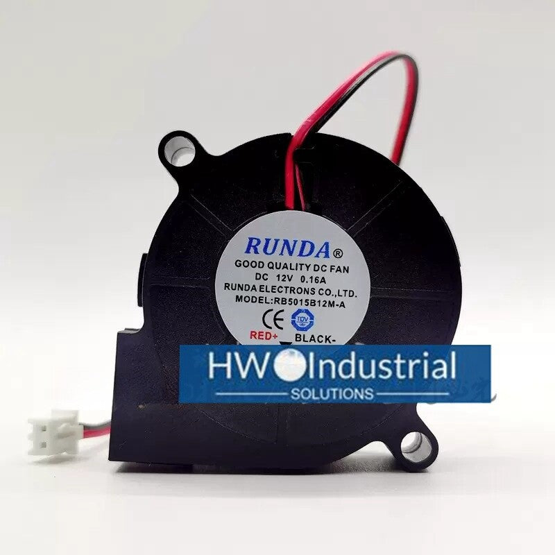 RUNDA RB5015B12M-A DC12V 0.16A 5cm Stage Light Speed Light Turbine Cooling Fan