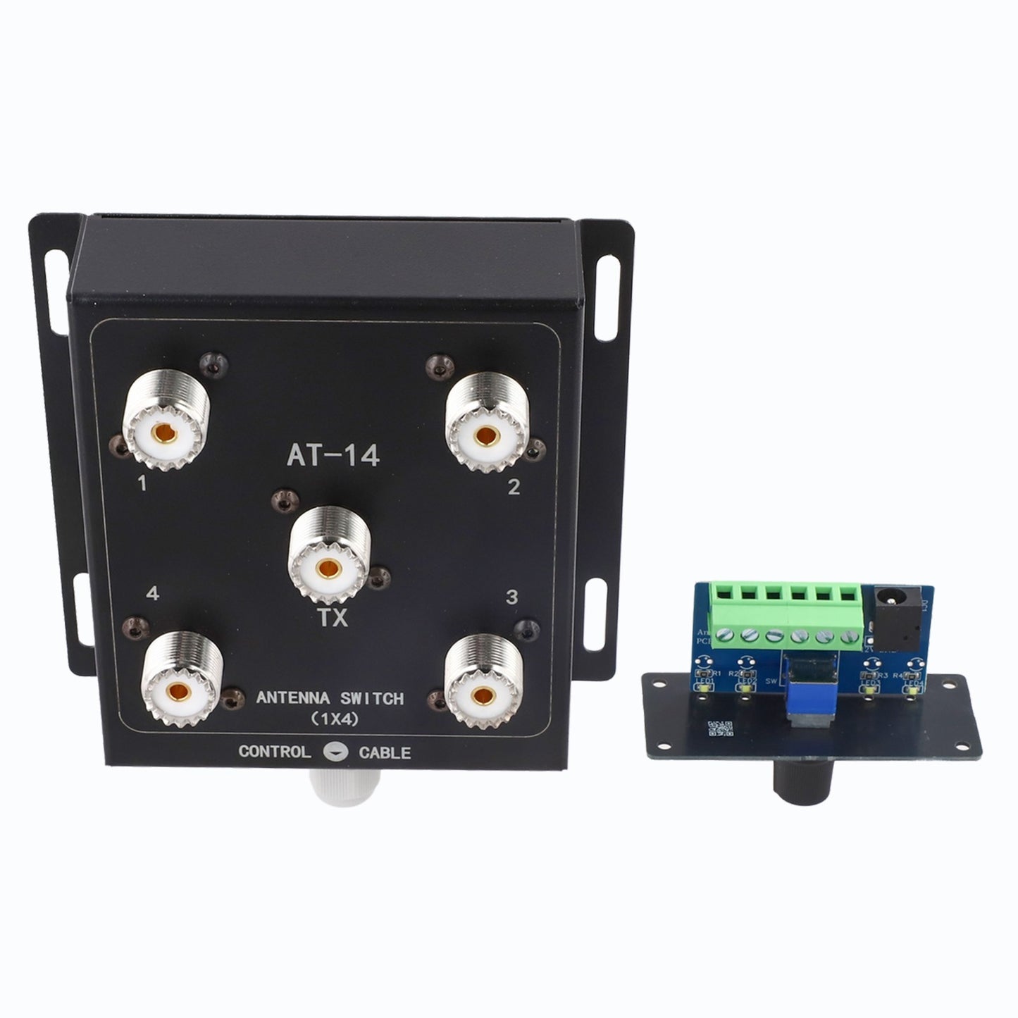 4 Way Coaxial Antenna Switch 1 8 60MHz with Low Loss Signal Technology
