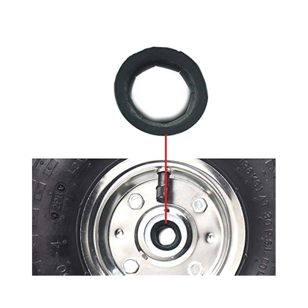 8-Pack Spring Steel Push-On Pushnuts, Fits 5/8" Dolly Axle Rods