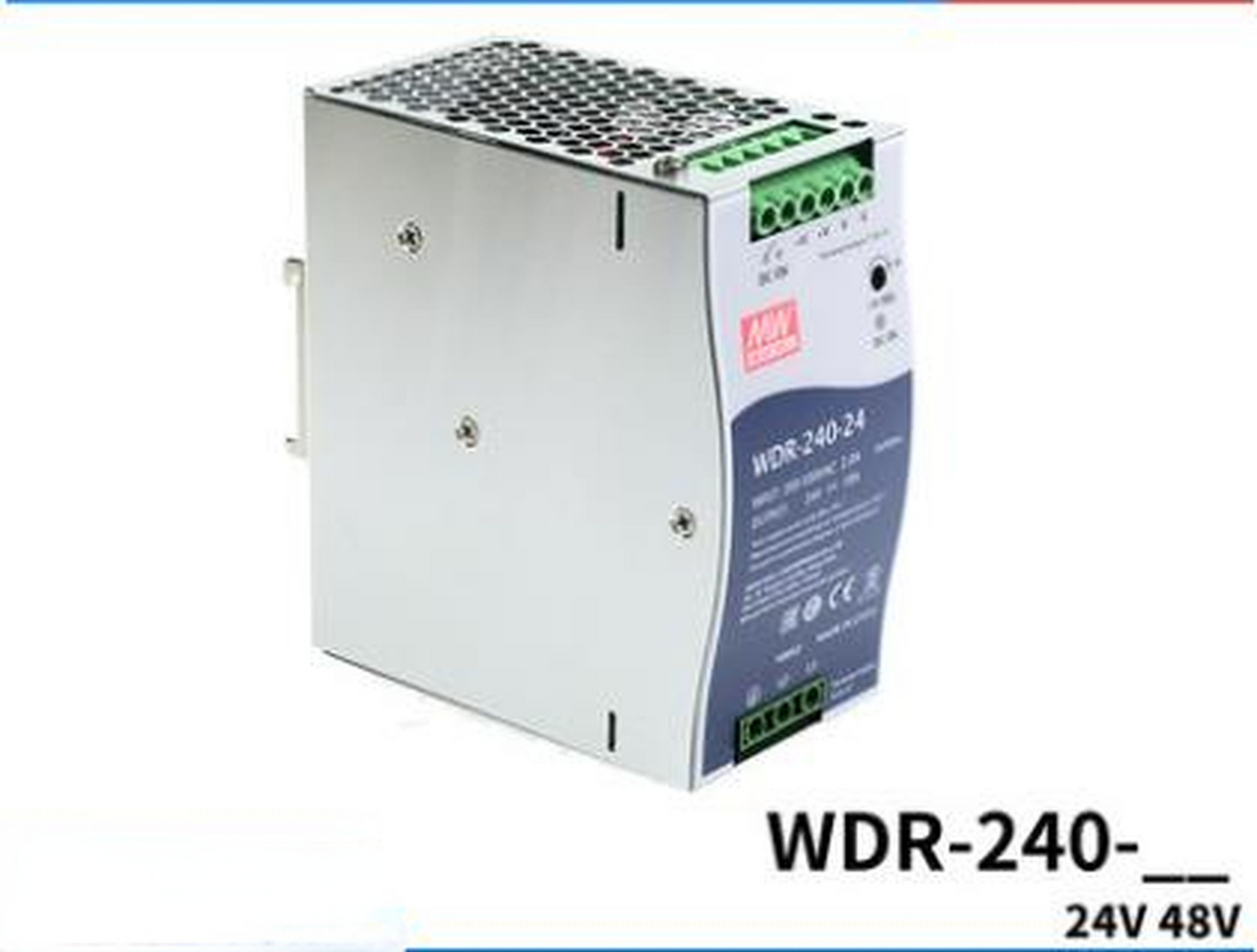 1PCS MEAN WELL WDR-240-48 Rail Switching Power Supply 48V 5A 240W