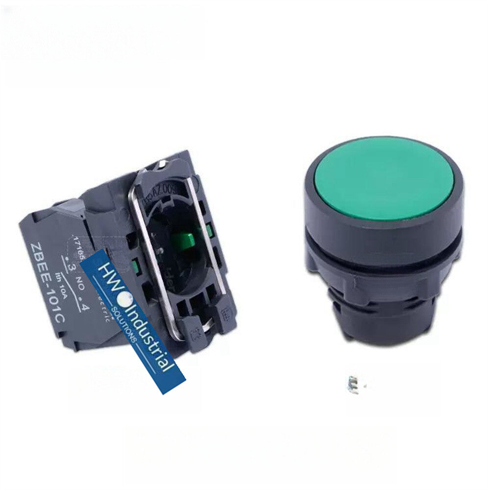 2/Piece Green Flat Head Button Switch XB5AA31C XB5-AA31C Green 1NO