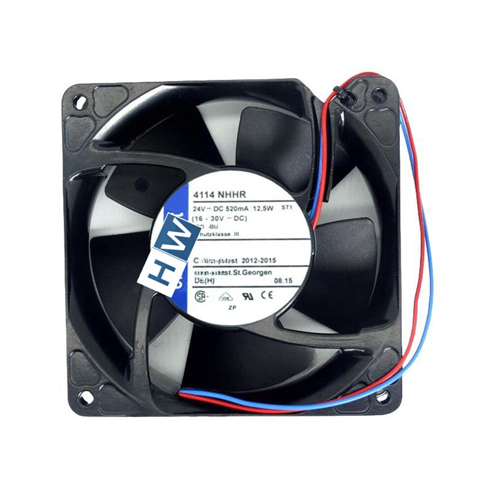 1/piece 4114NHHR 24V 520mA 12.5W 12CM 120*120*38MM equipment aluminum frame fan