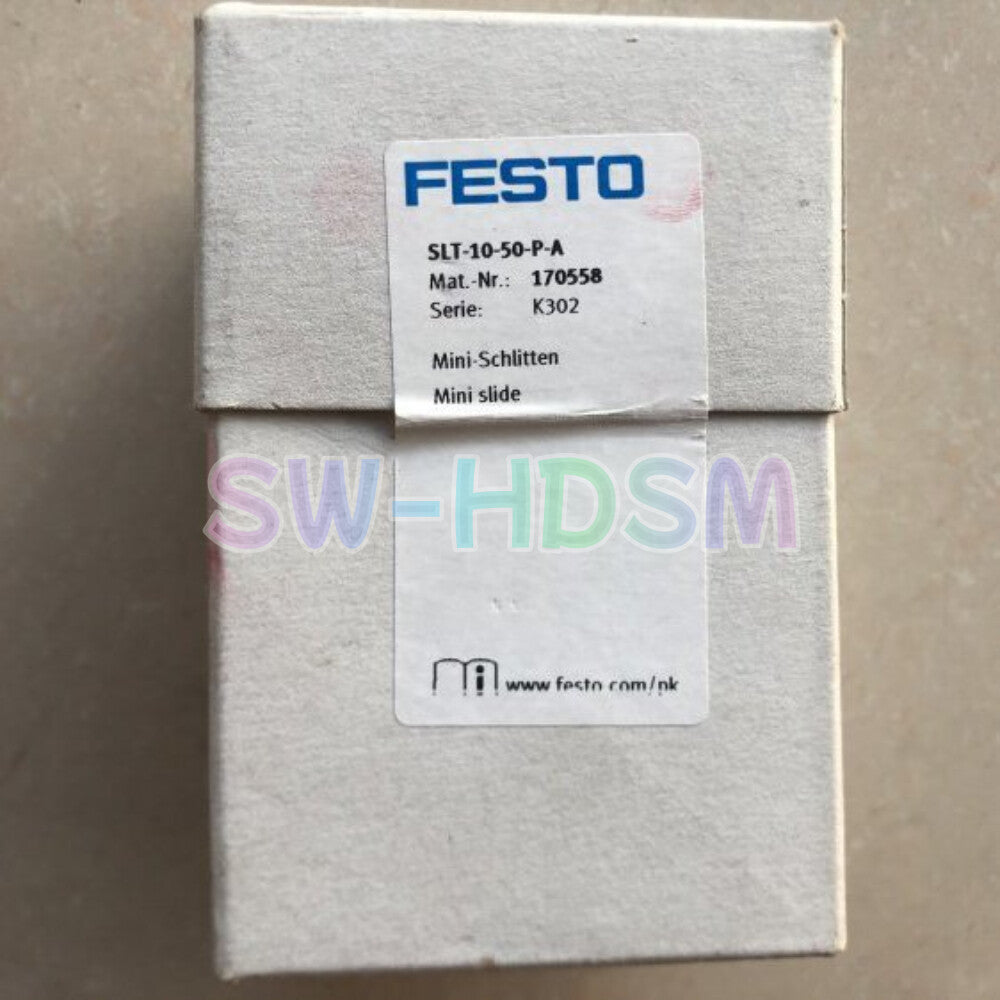 1PCS  FESTO SLT-10-50-P-A 170558 Slide Cylinder Freight Free