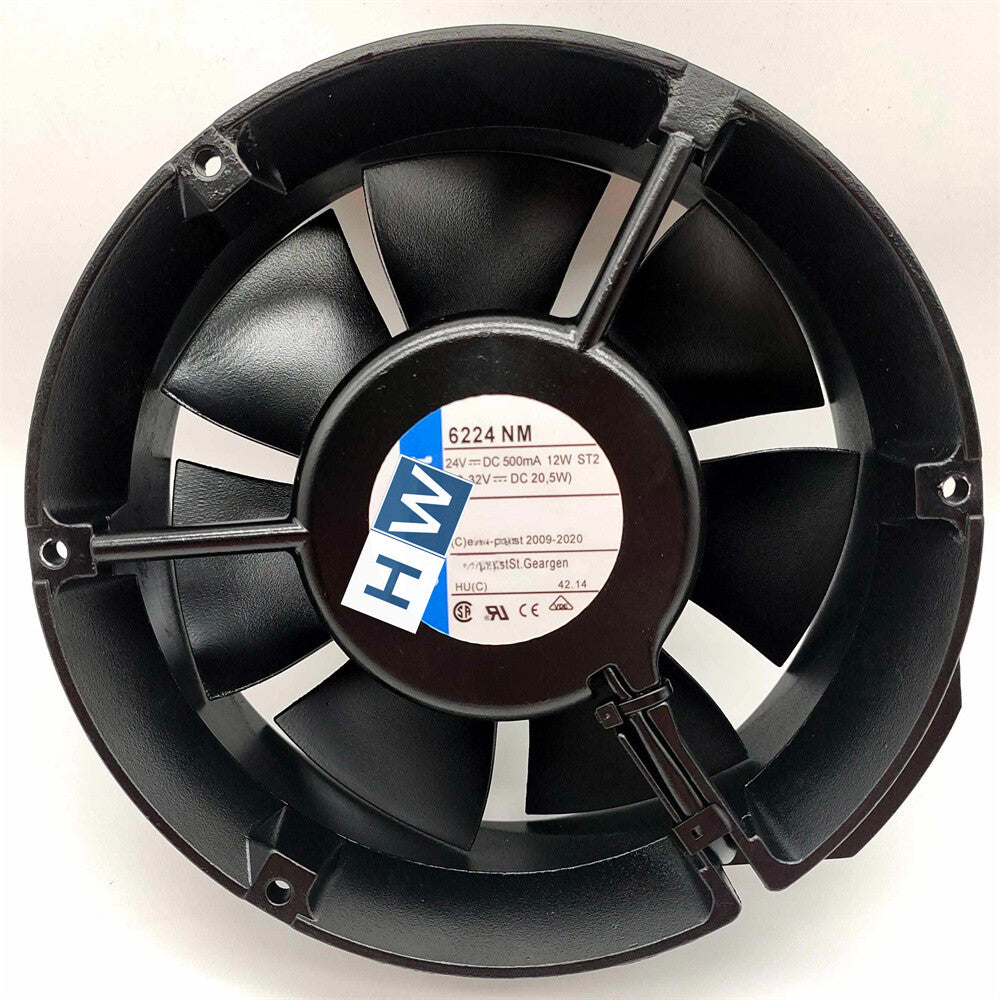 1/piece 6224NM 24V 500mA 12W 17CM 172*51mm Aluminum Frame Axial Flow Fan
