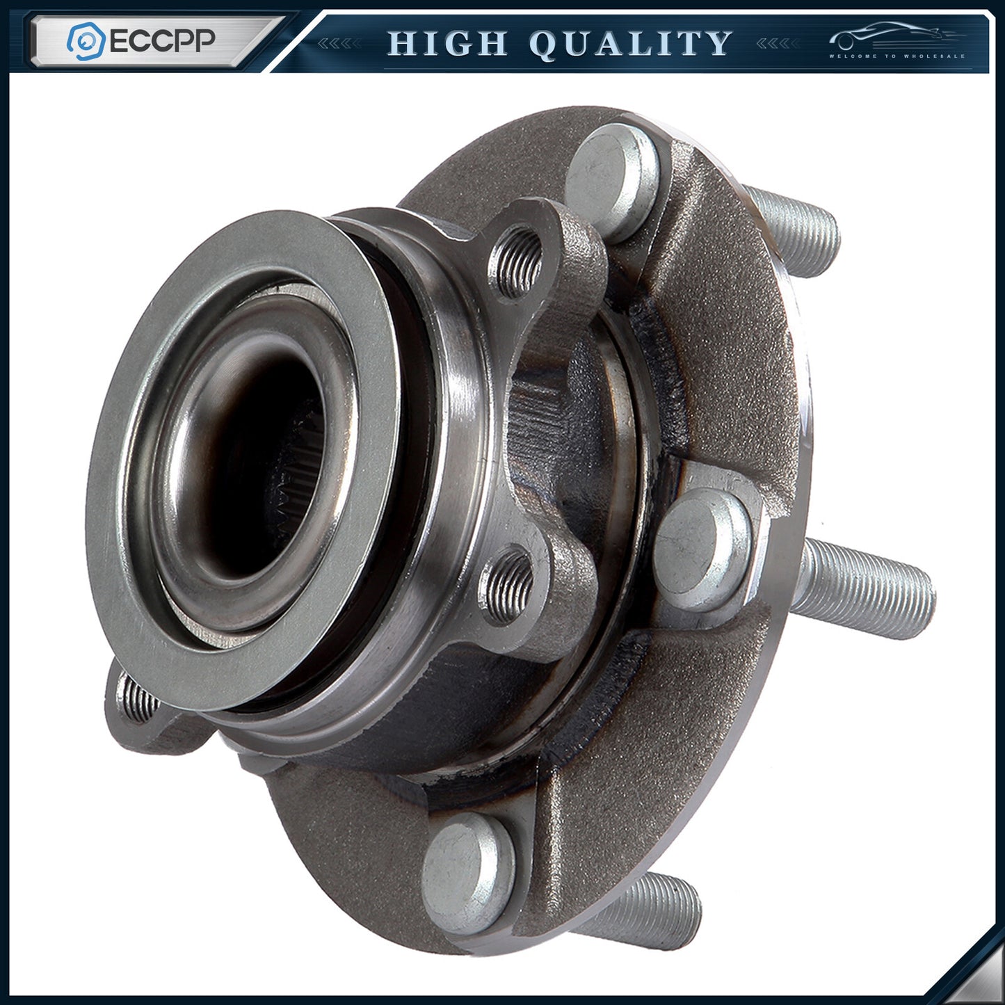1X CV Axle + 1X Wheel Hub Bearing Front Right For Nissan Rogue 2.5L AWD 2008-13