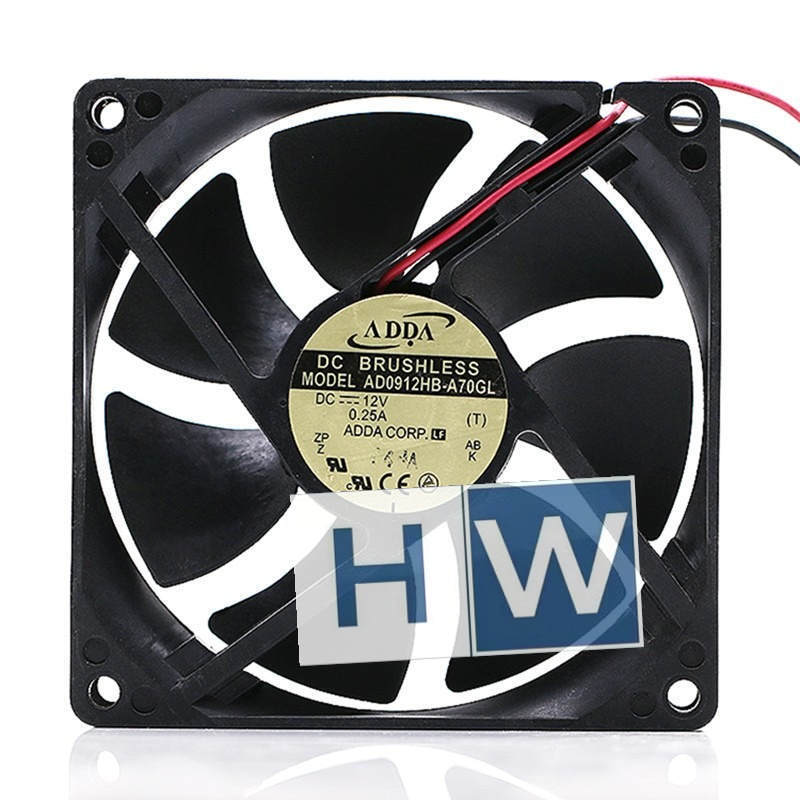 1PC AD0912HB-A70GL 9225 ADDA 12V 0.25A Dual Ball 9CM Cooling Fan