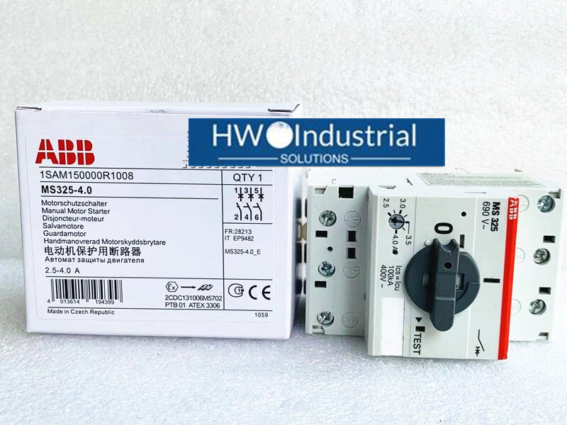 1pc Motor Protection Breaker MS325-0.25 MS325-0.63 MS325-0.4 MS325-1 MS325-1.6