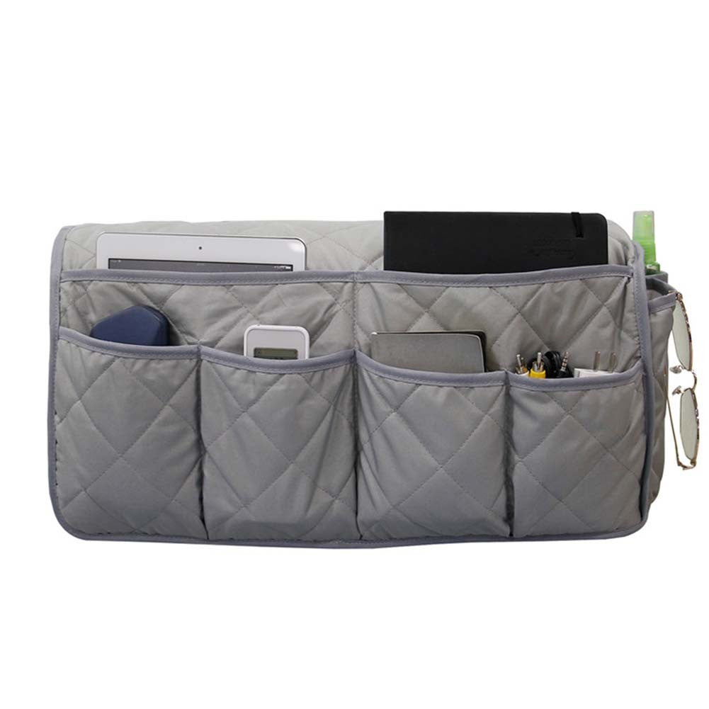 Waterproof Armchair Caddy Organizer for Sofa Armrest with Multiple Pockets