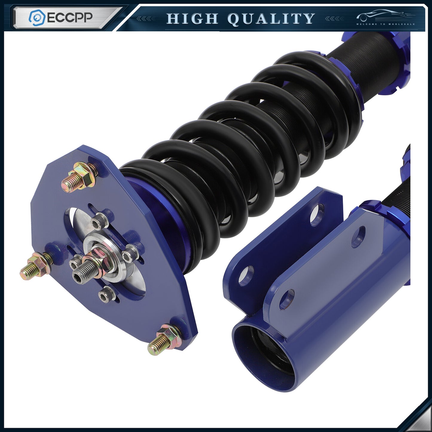 ECCPP Coilovers For 2002-2006 Mitsubishi Lancer Suspension Set Adj.Height Shocks