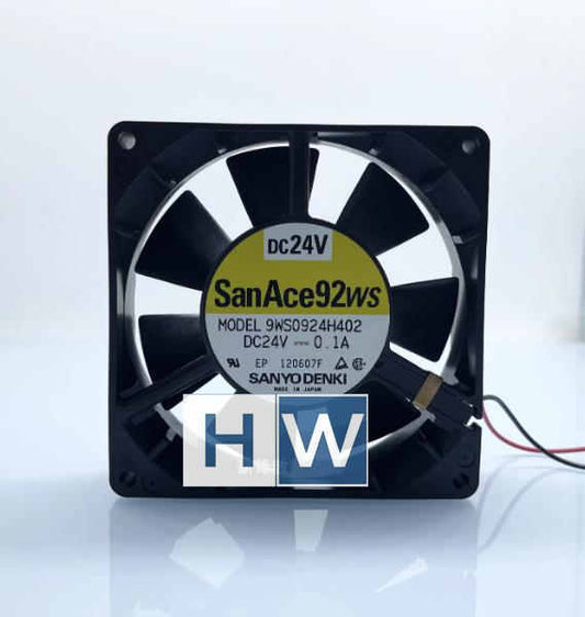 1PC SANYO 2-wire 9025 24V 0.1A 9WS0924H402 Cooling Fan