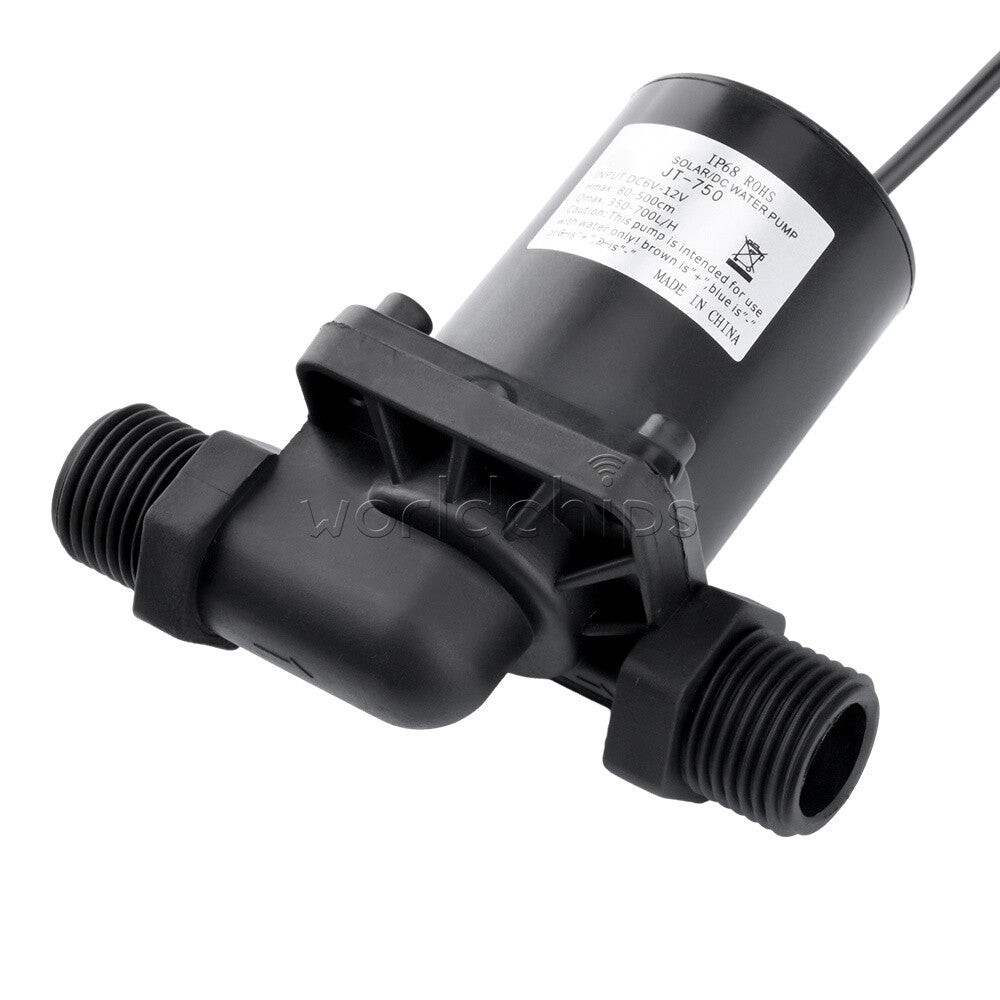 DC 12V 24V Brushless Water Pump Water Heater Shower Floor Heating Booster Pump