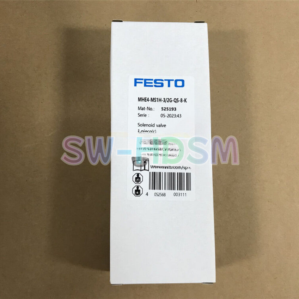 1PCS   Festo MHE4-MS1H-3/2G-QS-8-K 525193 Solenoid Valve Freight Free