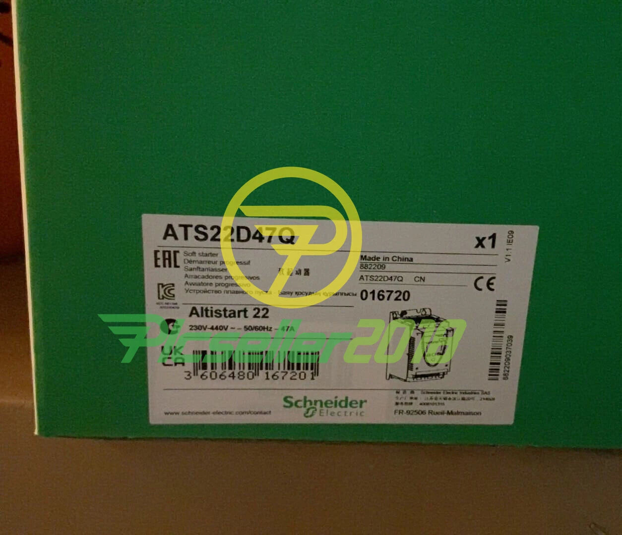ATS22D47Q     ATS22 soft starter, free shipping ATS22D47Q