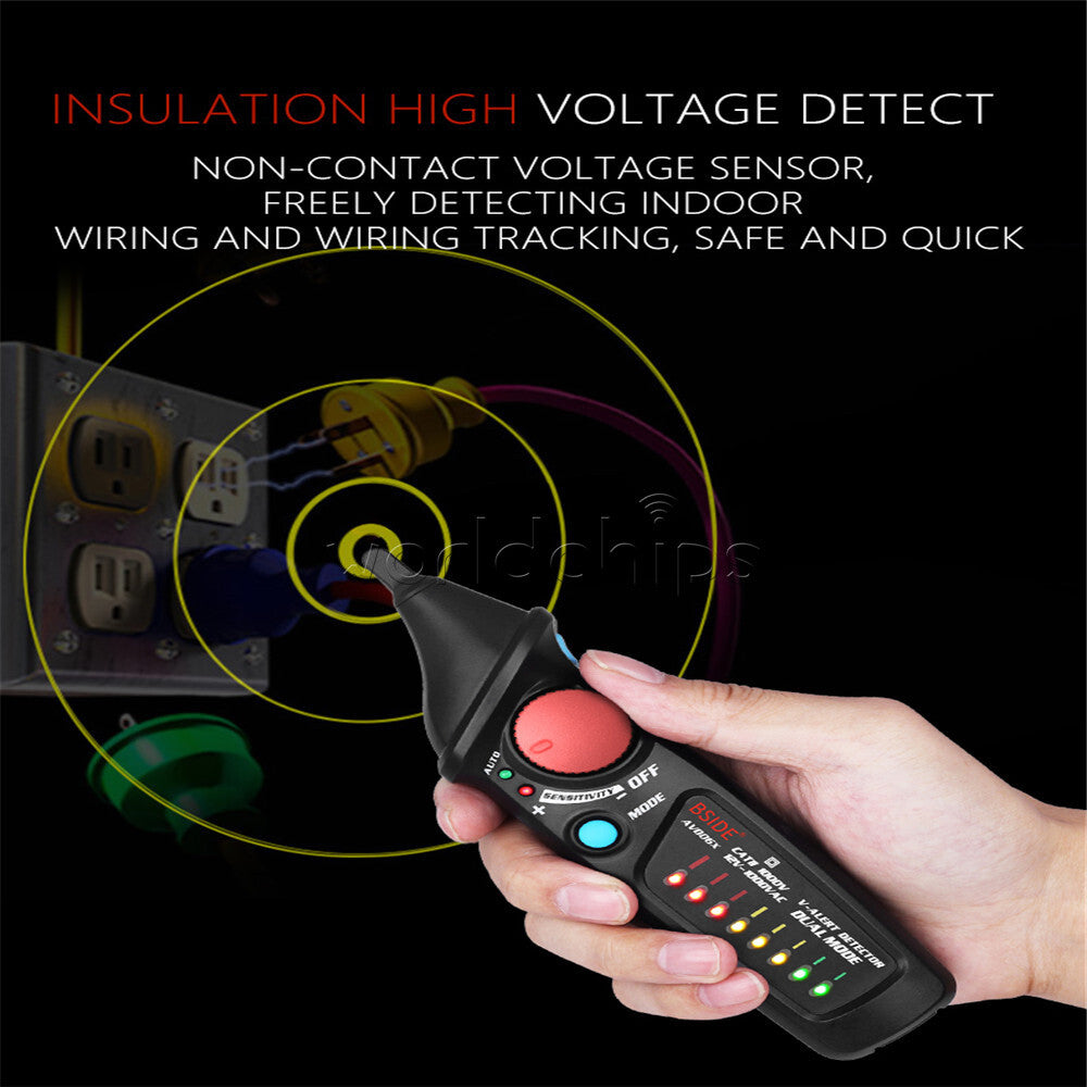 AVD06 AVD06X Non-Contact Voltage Detector Pencil Live/phase wire NCV Tester