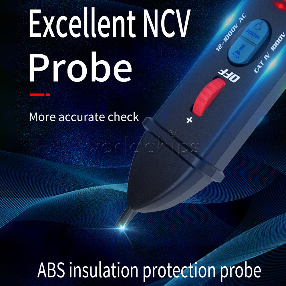 BSIDE AVD07 Non-contact Voltage Tester Pen AC Voltage Detector W/ LED indicator