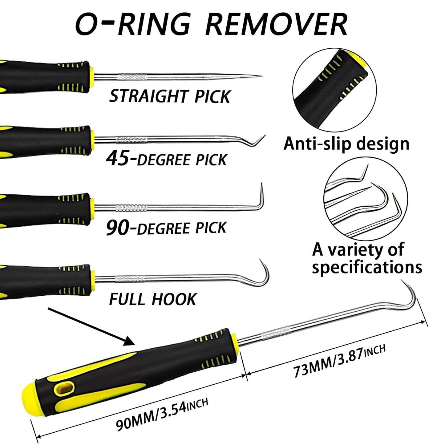 32 Size 1540 Pcs O Rings Assortment Kit Metric Nitrile Rubber Oring Set with 4 P