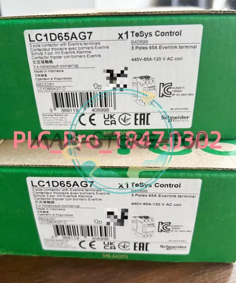 LC1D65AG7 1PCS   Schneider LC1D65AG7 Tesys Contactor Fast delivery
