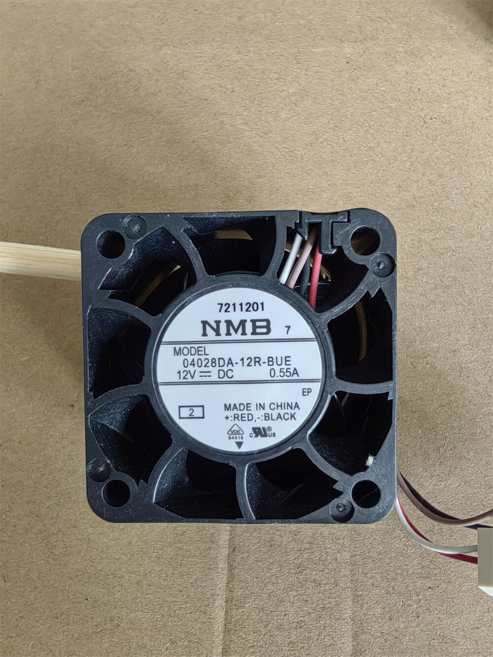 1/piece NMB 04028DA-12R-BUE 4028 12V 0.55A 4CM Server Power Supply Cooling Fan